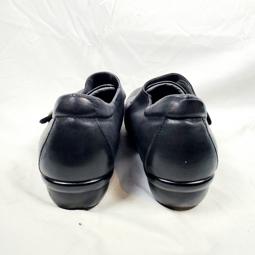 Propet Autumn Black Leather Wide Width Slip On Loafer‎ - Picture 5 of 8